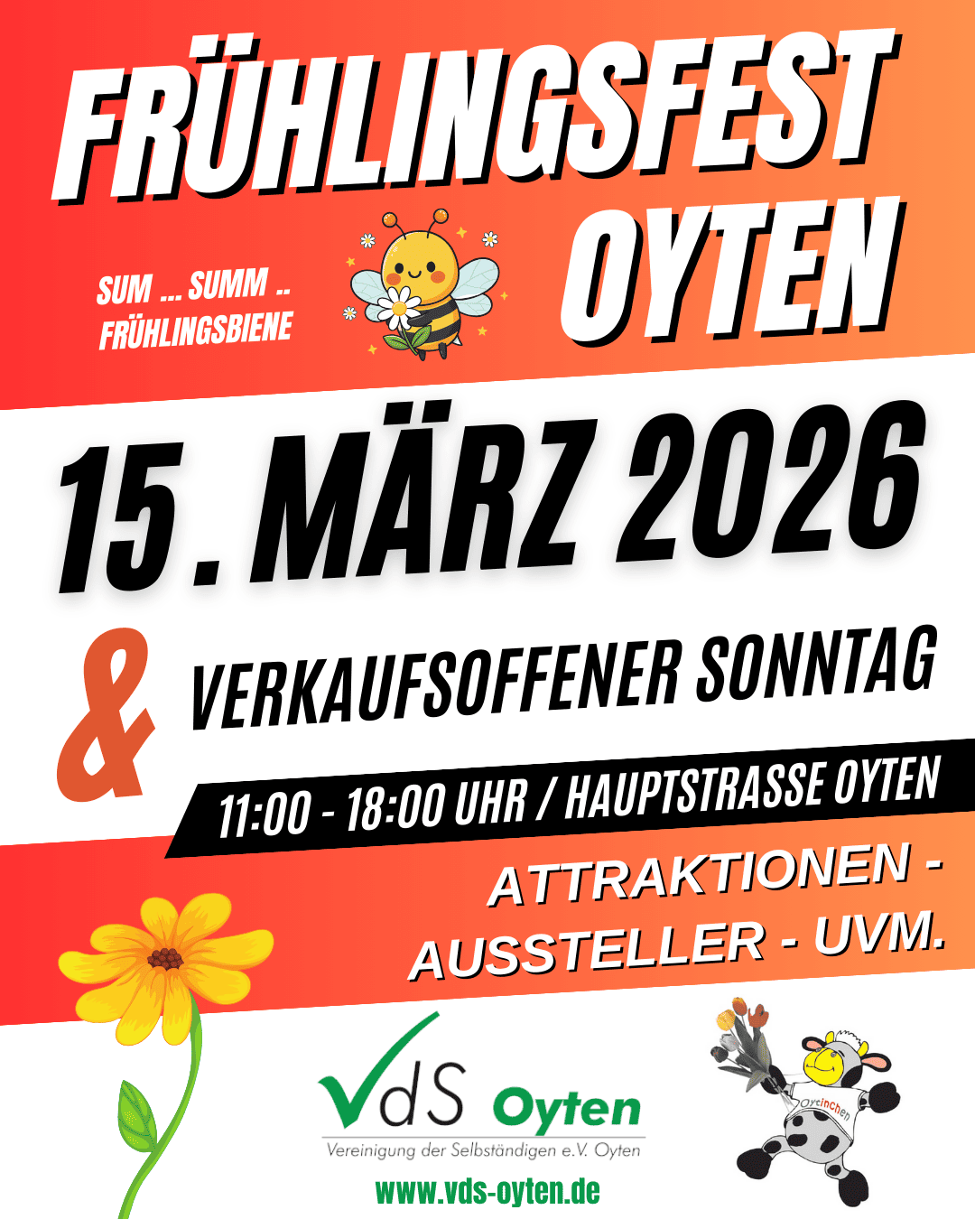 Frühlingsfest in Oyten am 15. März 2026